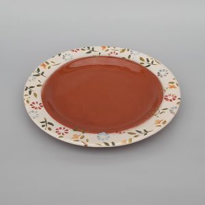 Tavaszi virágos lapos tányér színes mintával