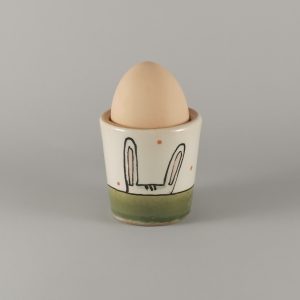 Színes állatos tojástartó nyuszifül dekorral