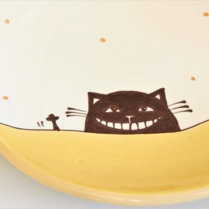 Fekete macskás tányér #01