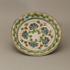 “Keleti” stílusú színes tányér kicsi 18