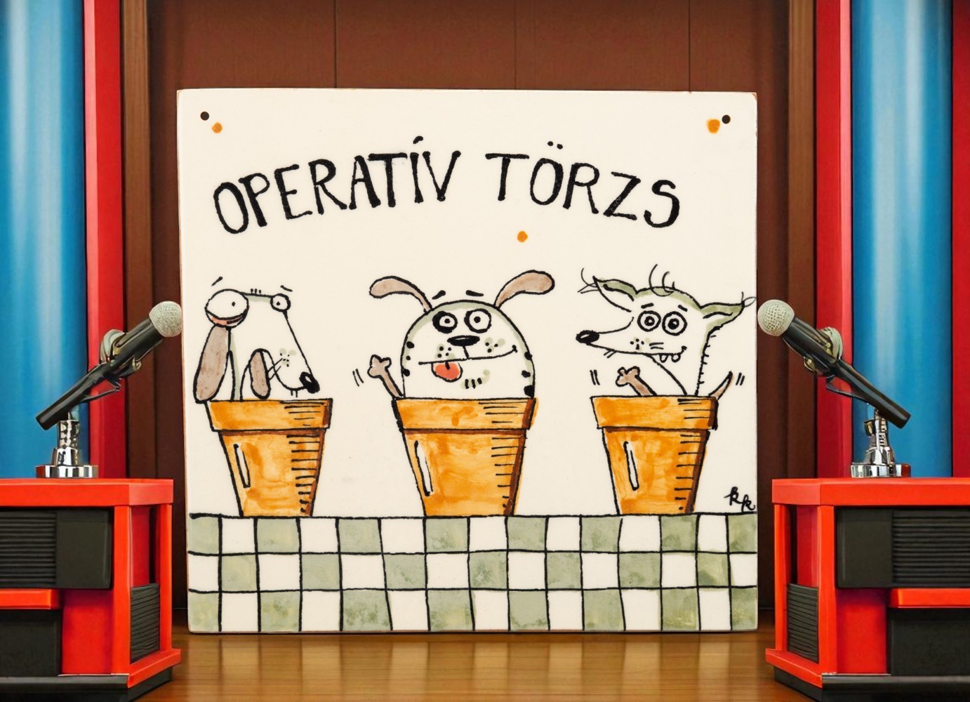 Kerámia ajtótábla - operatív törzs #429 OT - Image 2