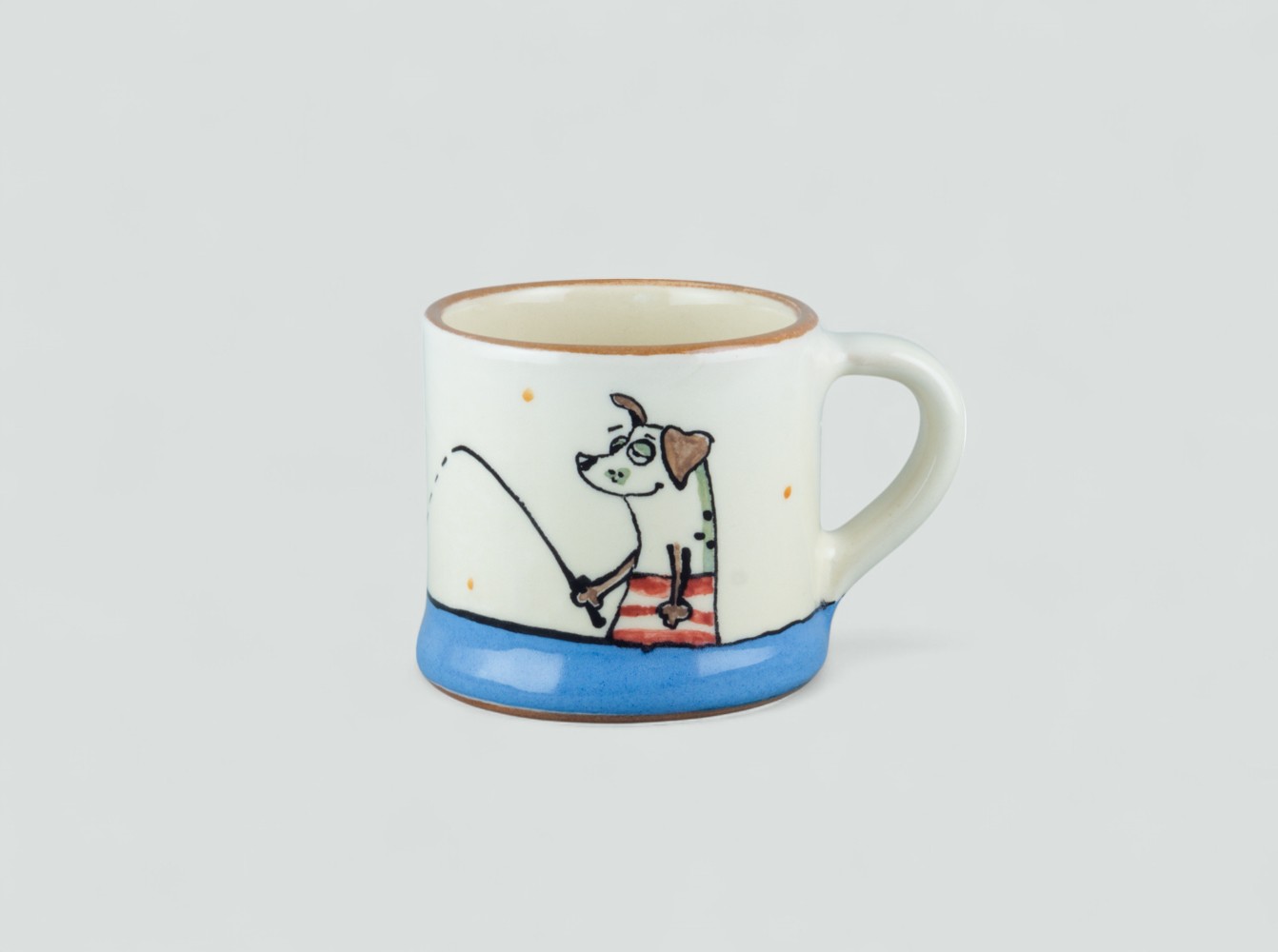 Kerámia kutyás bögre, nyári kutya 2 dl – #10