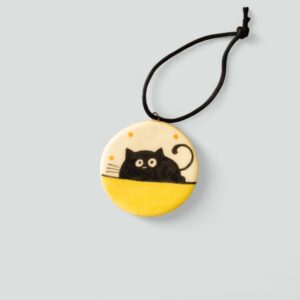 Karácsonyfa macskás fadísz #13 gömb