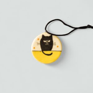 Karácsonyfa macskás fadísz #17 gömb